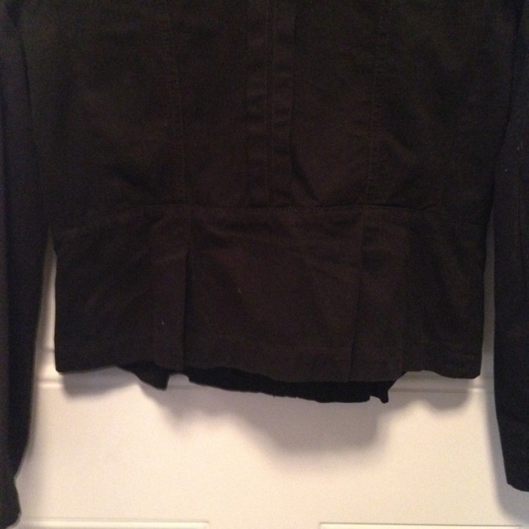Ann Taylor LOFT Women’s‎ 10 Cotton Jacket Black - Picture 6 of 6